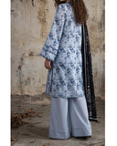 Salina Linen Digital Printed Suit - 3 Pc
