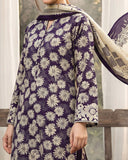 Regalia Khaddar Digital Printed Suit - 3 Pc