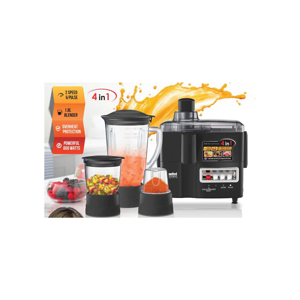 Sanford 4In1 Juicer Blender SF-5501JB, Juicer Blender & Mixer, Sanford, Chase Value