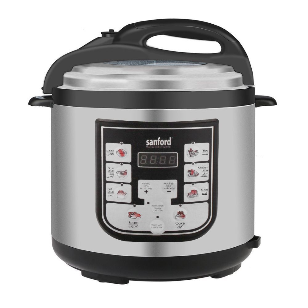 Sanford Electric Digital Pressure Cooker, 6L, 1000W, SF-3200EPC, Toaster & Hot Plate, Sanford, Chase Value