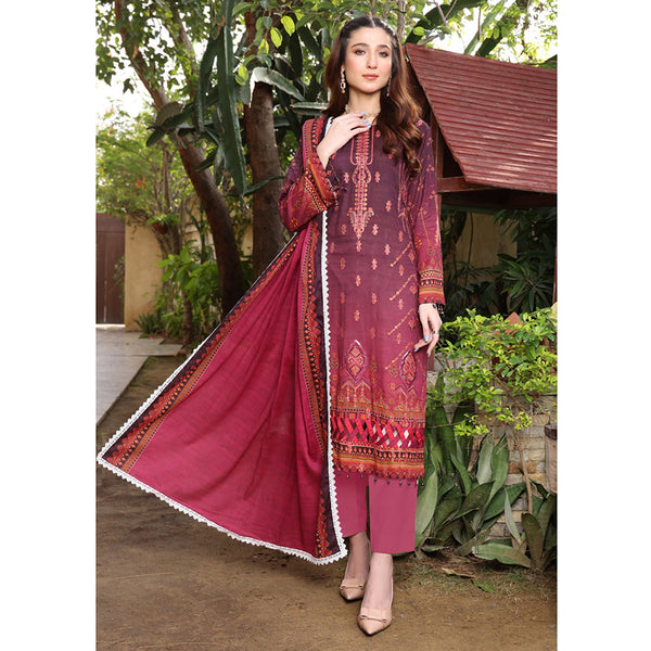 Schick Satrangi Luxury Embroidered Unstitched 3Pcs Suit - 10, Women, 3Pcs Shalwar Suit, Mi Creation, Chase Value