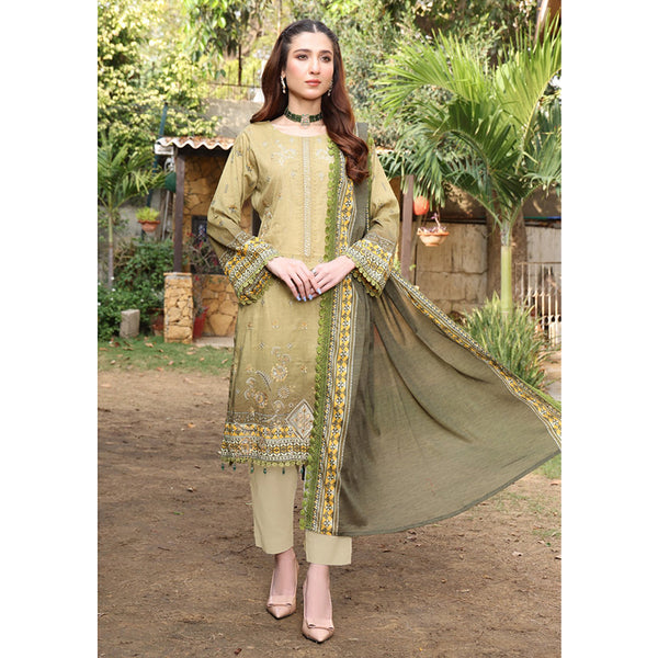 Schick Satrangi Luxury Embroidered Unstitched 3Pcs Suit - 2, Women, 3Pcs Shalwar Suit, Mi Creation, Chase Value