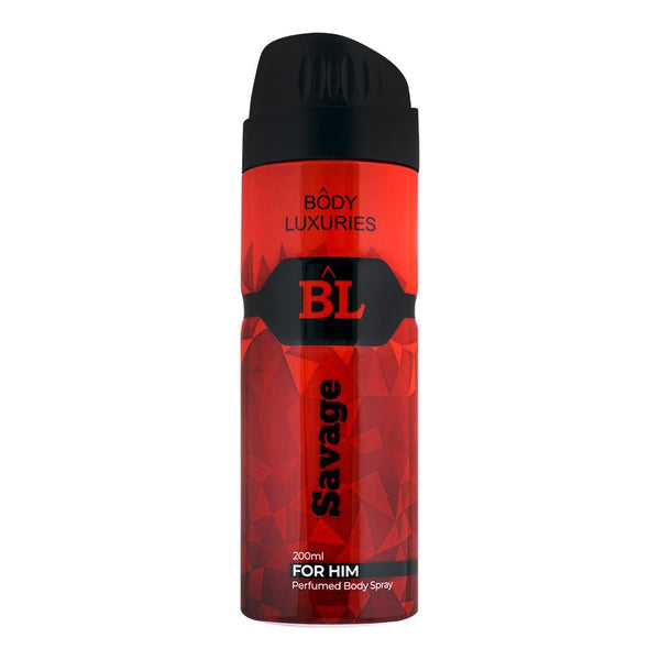 Body Luxuries Men Body Spray 200Ml - Savage