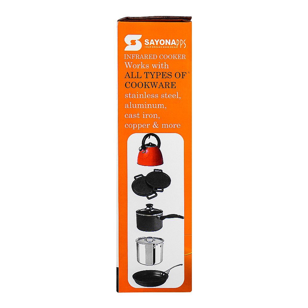 Sayona Infrared Cooker SIC-4532, Cookware & Pans, Sayona, Chase Value