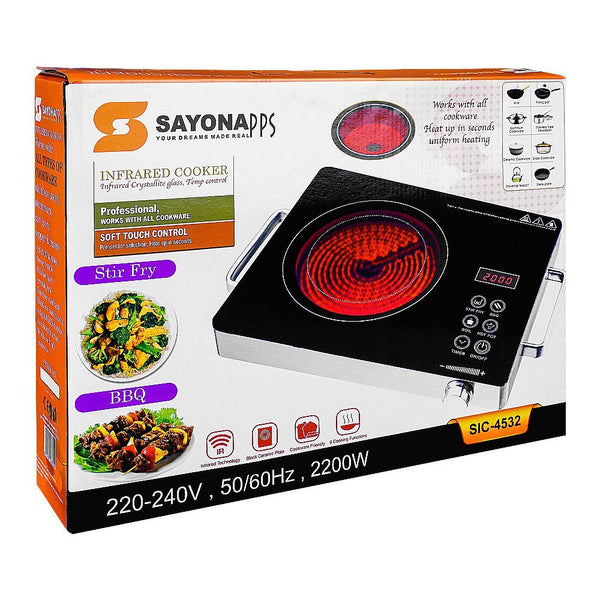 Sayona Infrared Cooker SIC-4532, Cookware & Pans, Sayona, Chase Value