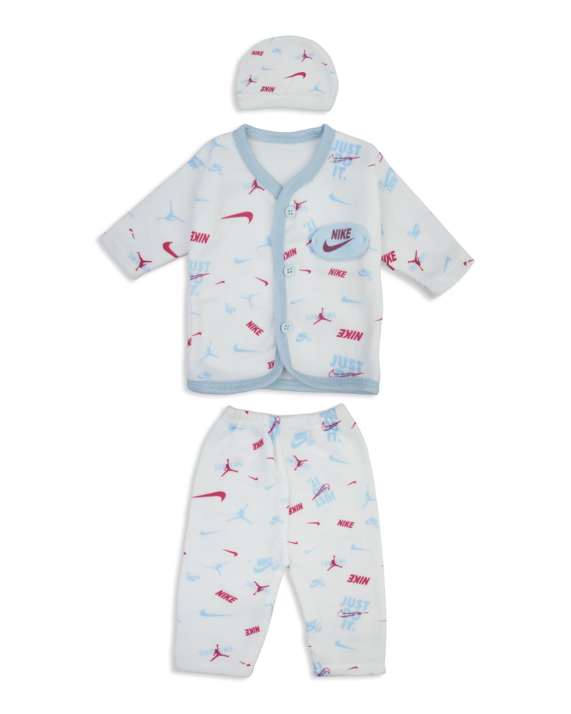 Newborn 3-Piece Jhabla Set, Newborn Gift Set, Chase Value, Chase Value