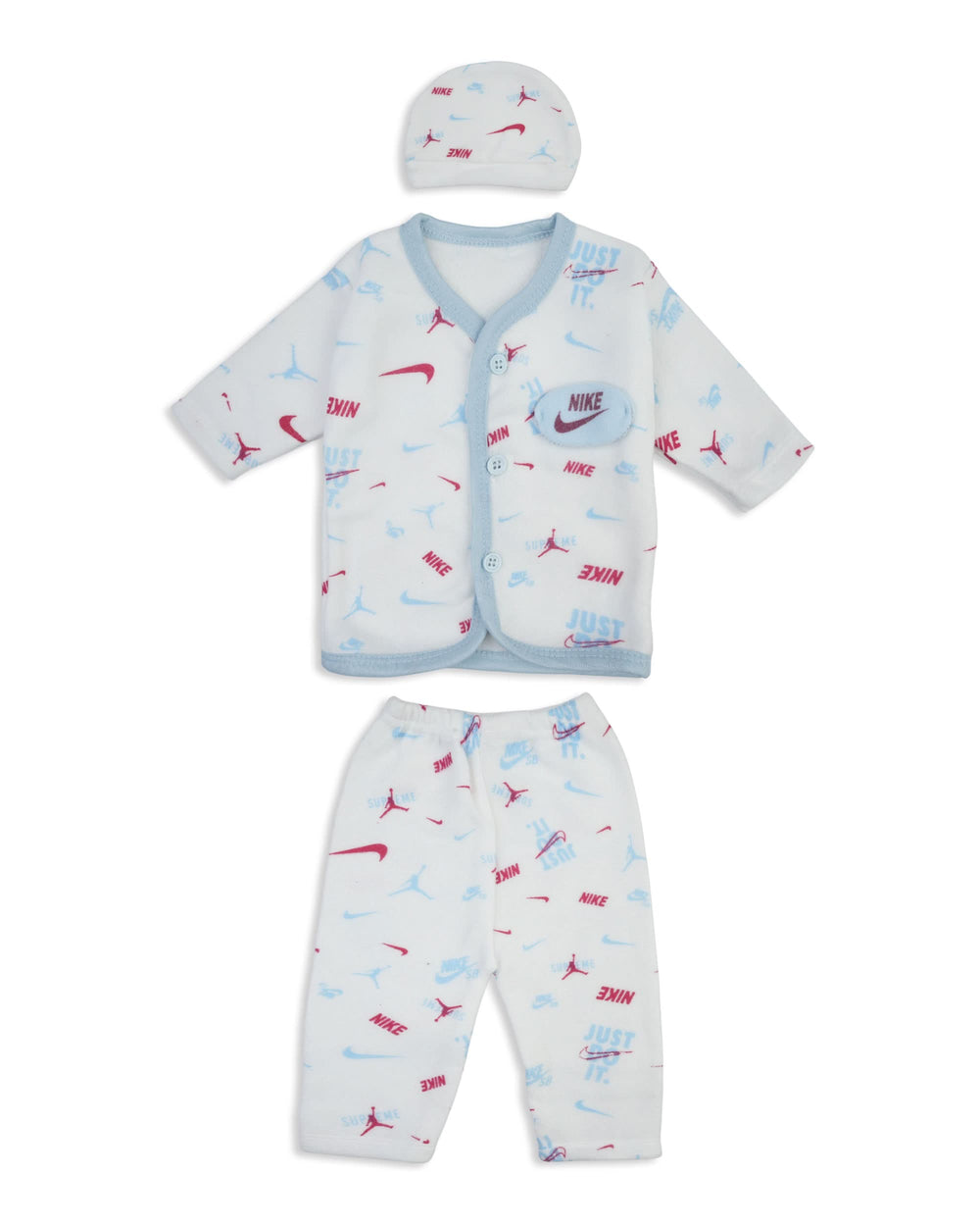 Newborn 3-Piece Jhabla Set, Newborn Gift Set, Chase Value, Chase Value