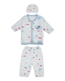 Newborn 3-Piece Jhabla Set, Newborn Gift Set, Chase Value, Chase Value