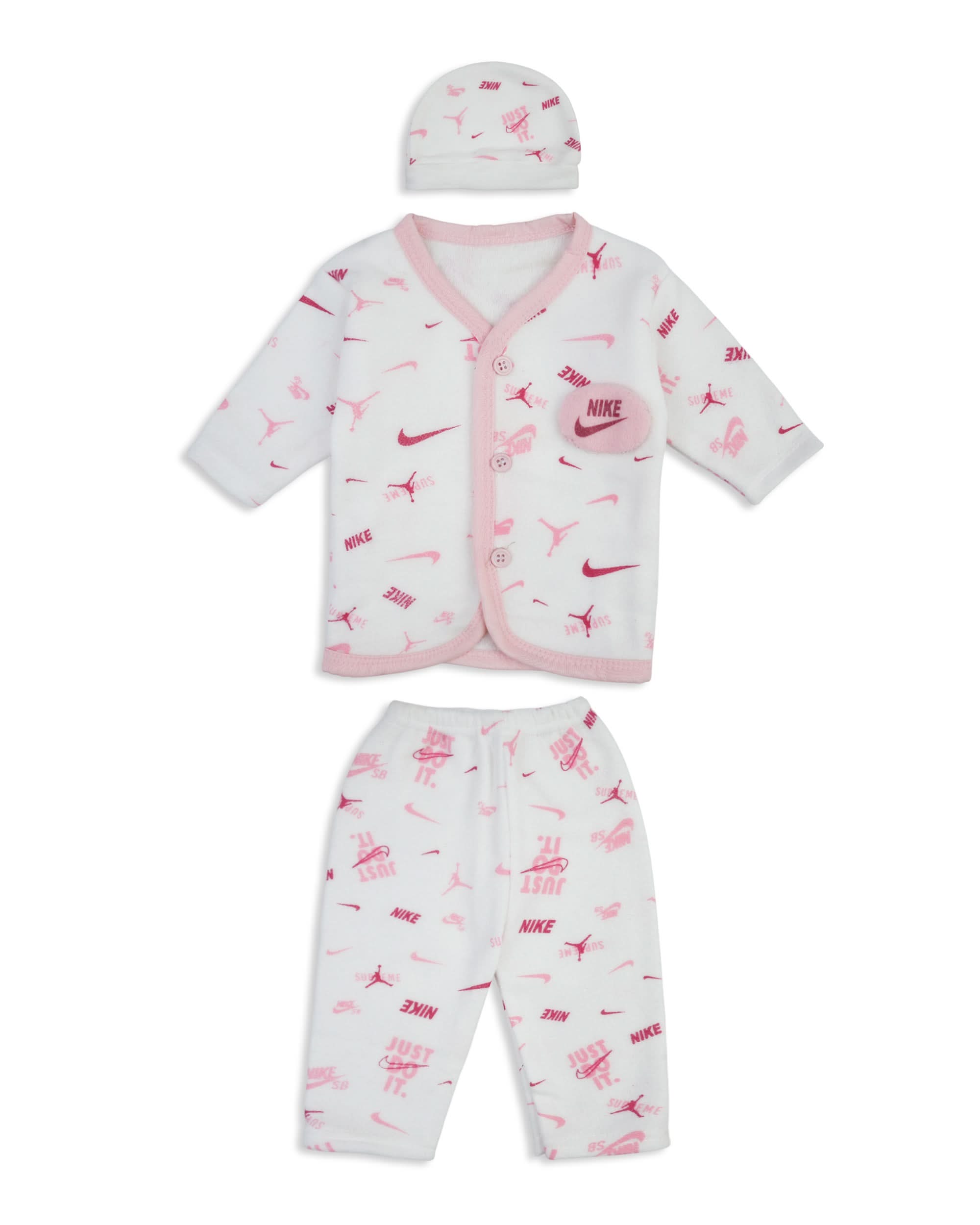 Newborn 3-Piece Jhabla Set, Newborn Gift Set, Chase Value, Chase Value