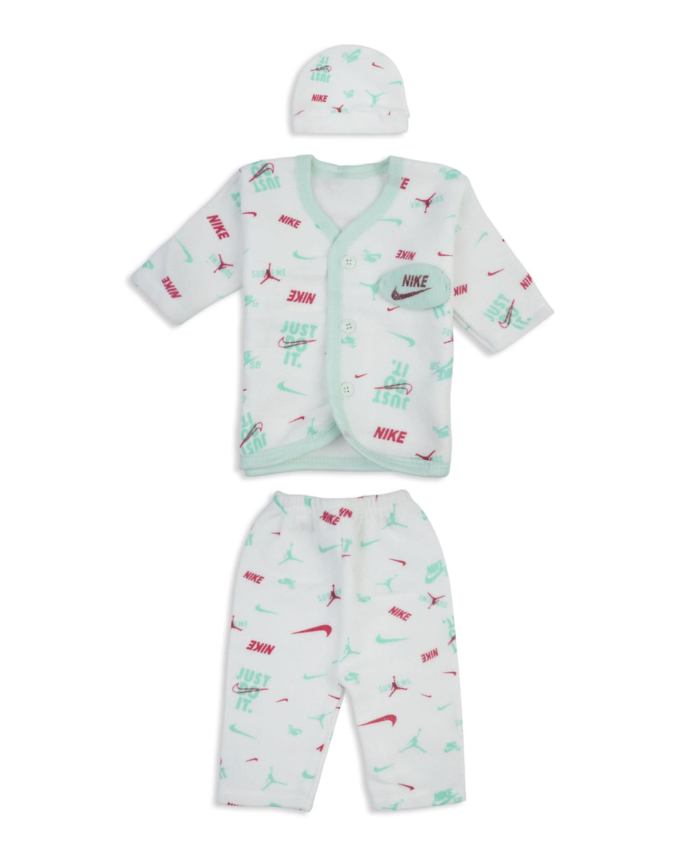 Newborn 3-Piece Jhabla Set, Newborn Gift Set, Chase Value, Chase Value