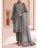 VS Shahkar Khaddar Printed Suit - 3 Pc by VS Textile