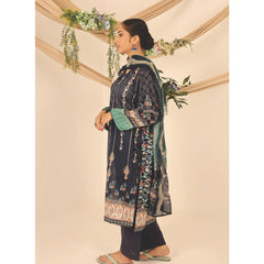 Rashid Shajar Printed Lawn Unstitched 3Pcs Suit With Embroidered Dupatta - 7731