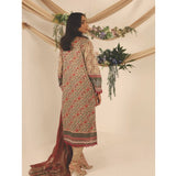 Rashid Shajar Printed Lawn Unstitched 3Pcs Suit With Embroidered Dupatta - 7738, Women, 3Pcs Shalwar Suit, Rashid Textiles, Chase Value