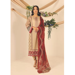 Rashid Shajar Printed Lawn Unstitched 3Pcs Suit With Embroidered Dupatta - 7738
