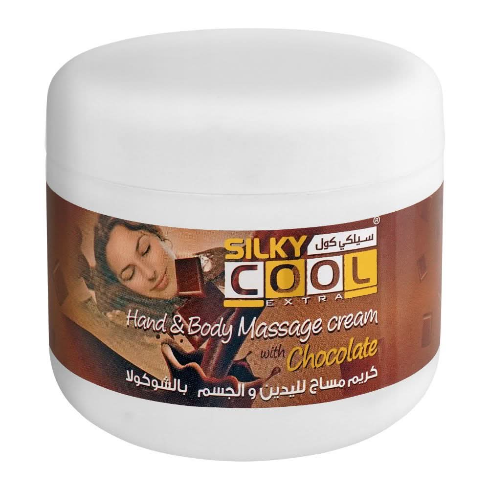 Silky Cool Extra Chocolate Hand & Body Massage Cream, 250ml, Creams & Lotions, Silky Cool, Chase Value