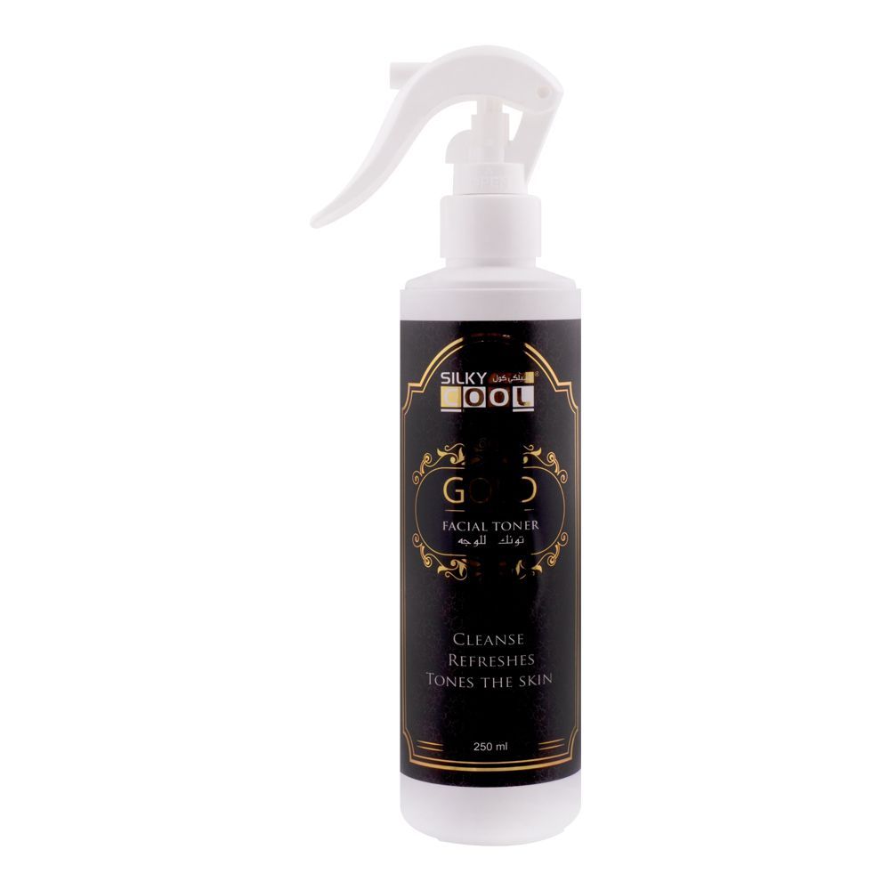 Silky Cool Gold Facial Toner, 250ml, Toners, Silky Cool, Chase Value