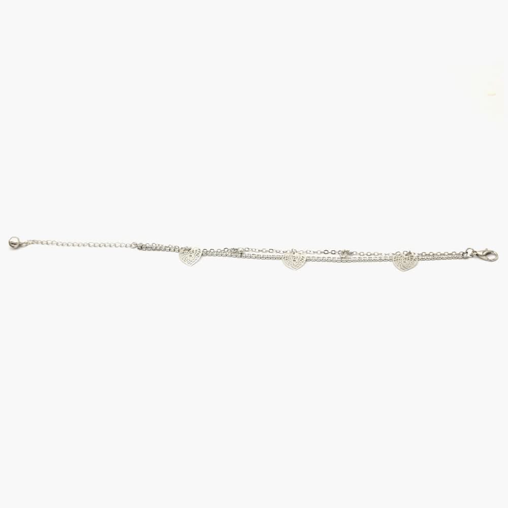 Women's Anklet - Silver, Women Foot Jewellery, Chase Value, Chase Value