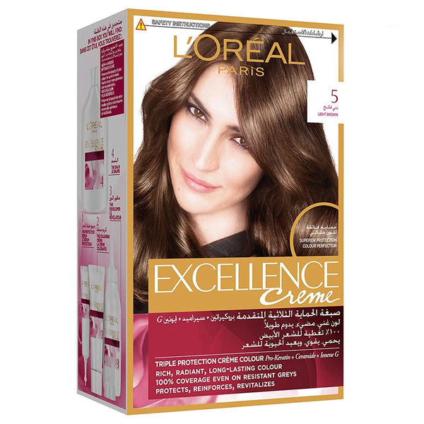 Loreal Hair Color Chatain Clair 5, Beauty & Personal Care, Hair Colour, L'Oreal, Chase Value