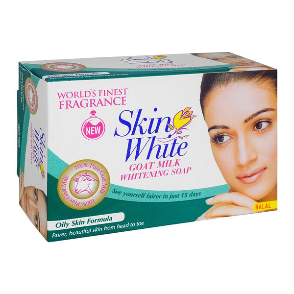 Skin White Oily Skin Formula Soap, Green, 110g, Soaps, Skin White, Chase Value