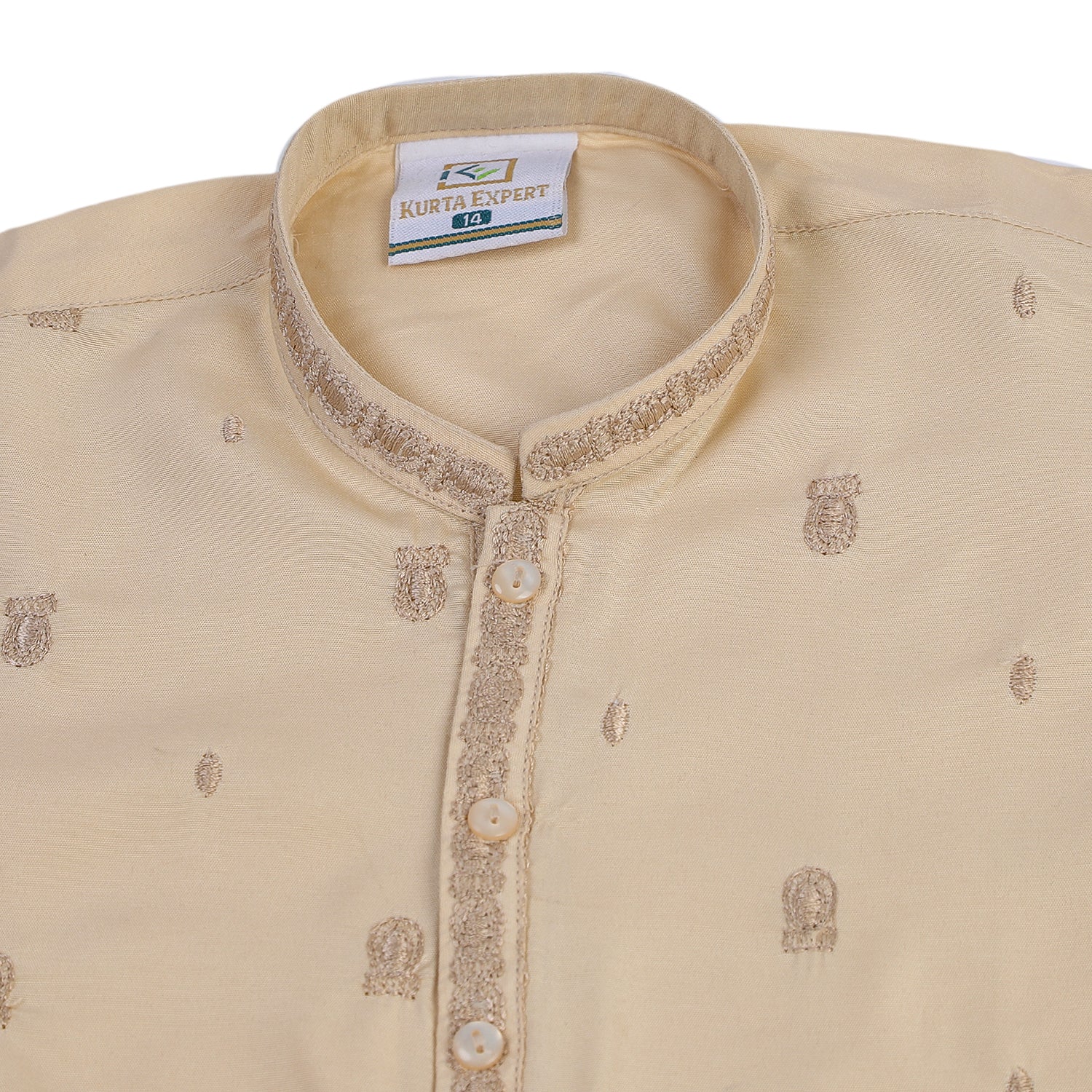 Boys Embroidered Shalwar Suit - Skin, Boys Shalwar Kameez, Chase Value, Chase Value