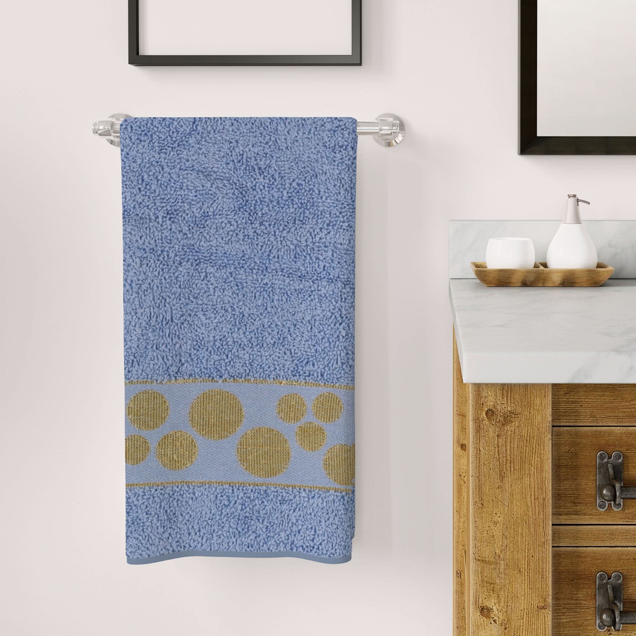 Bath Towel Gold Circle 70*140, Bath Towels, Chase Value, Chase Value