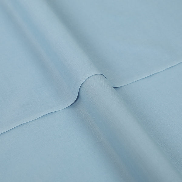 Men's Valuable Plain Polyester Viscose Unstitched Suit - Sky Blue