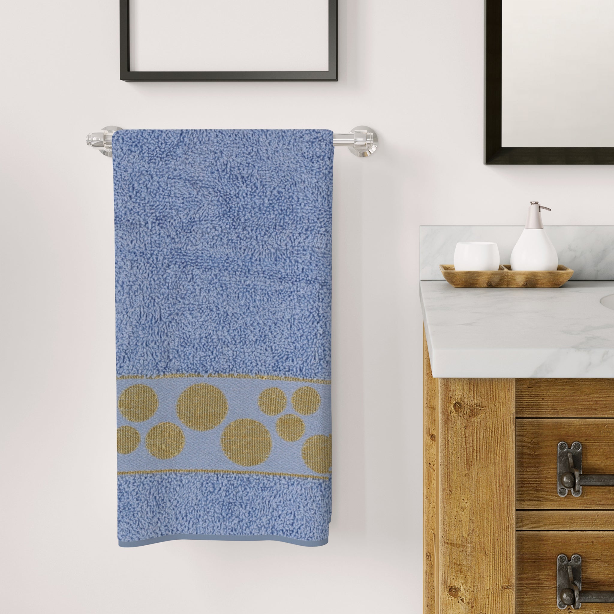 Hand Towel Gold Circle 40*60, Bath Towels, Chase Value, Chase Value