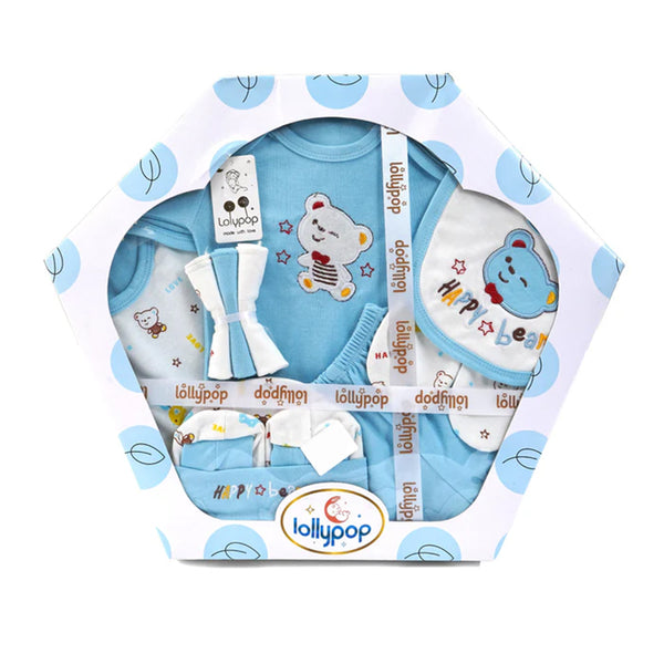 Newborn Gift Box Pack of 10 - Sky Blue