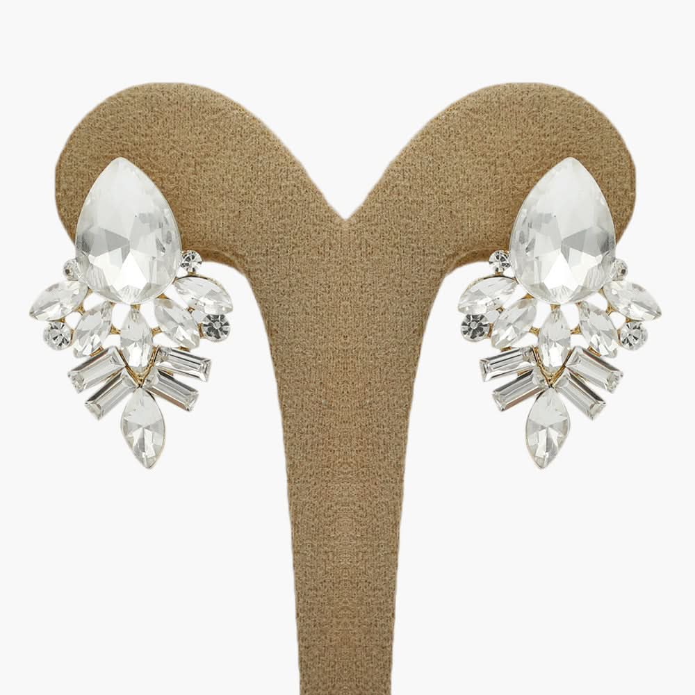 Women's Stud Earring - Silver, Women Earrings & Tops, Chase Value, Chase Value