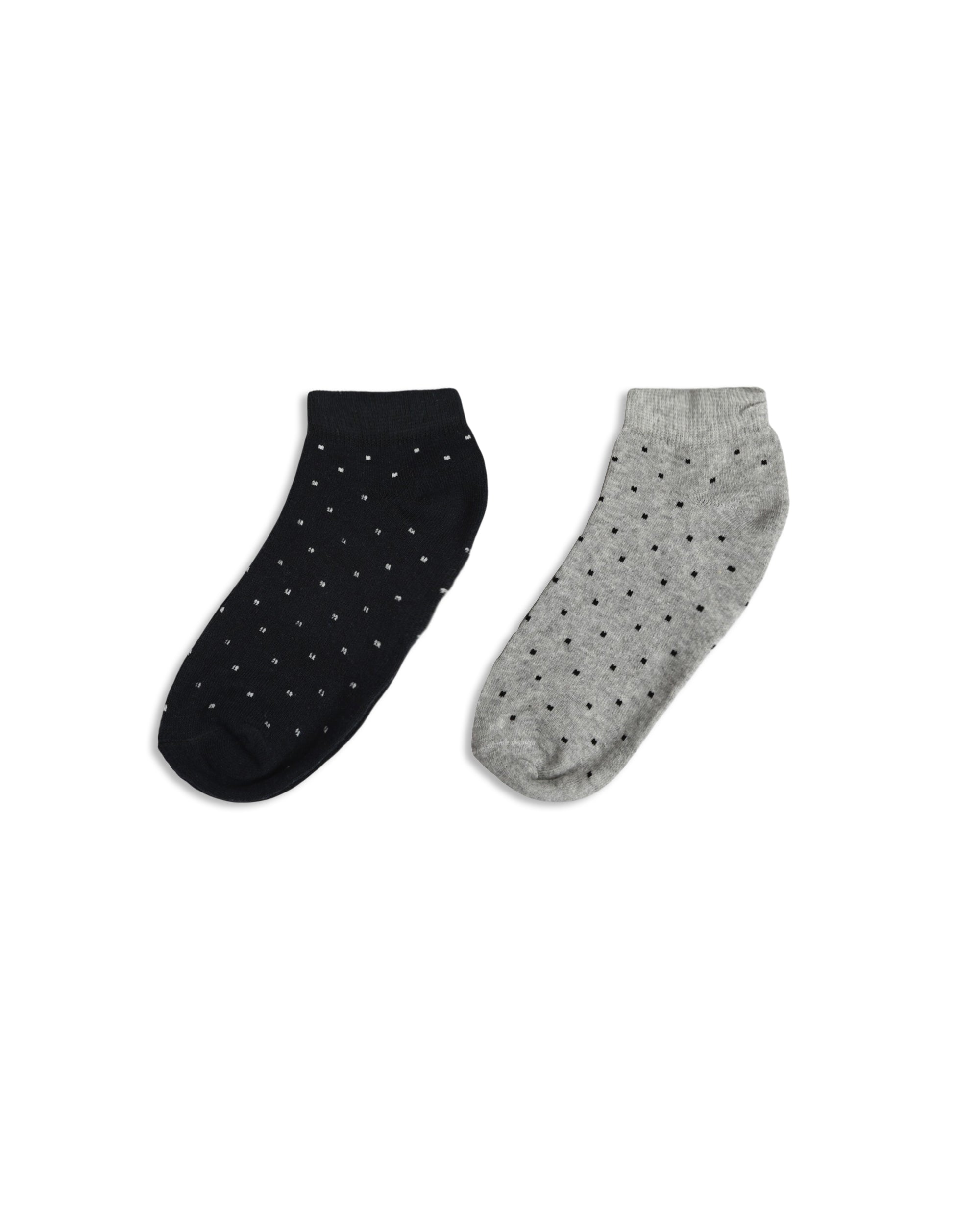 Men's Polka Dot Ankle Socks - 2 Pair
