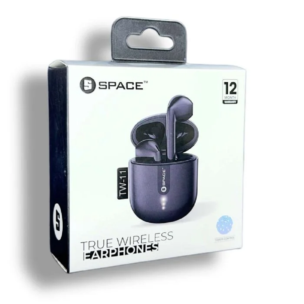 Space TW-11 True Wireless Earbuds, Hands Free / Head Phones, Space, Chase Value