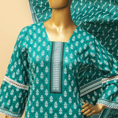 Imwaj Standard Printed Cotton Unstitched 3Pcs Suit - 4-A, Women, 3Pcs Shalwar Suit, Chase Value, Chase Value