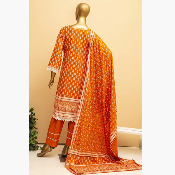 Imwaj Standard Printed Cotton Unstitched 3Pcs Suit - 4-B, Women, 3Pcs Shalwar Suit, Chase Value, Chase Value