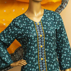Imwaj Standard Printed Cotton Unstitched 3Pcs Suit - 3-B, Women, 3Pcs Shalwar Suit, Chase Value, Chase Value