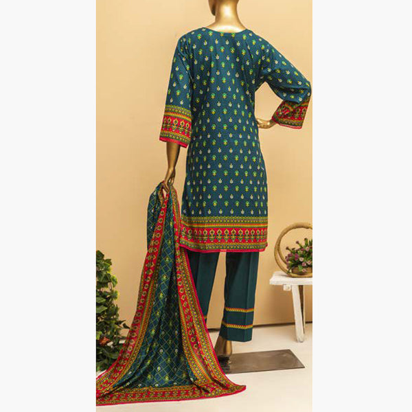 Imwaj Standard Printed Cotton Unstitched 3Pcs Suit - 1-B, Women, 3Pcs Shalwar Suit, Chase Value, Chase Value