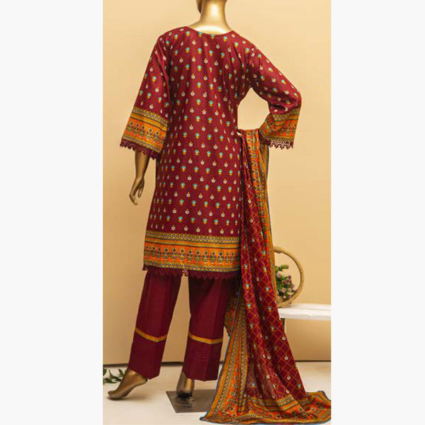 Imwaj Standard Printed Cotton Unstitched 3Pcs Suit - 1-A, Women, 3Pcs Shalwar Suit, Chase Value, Chase Value
