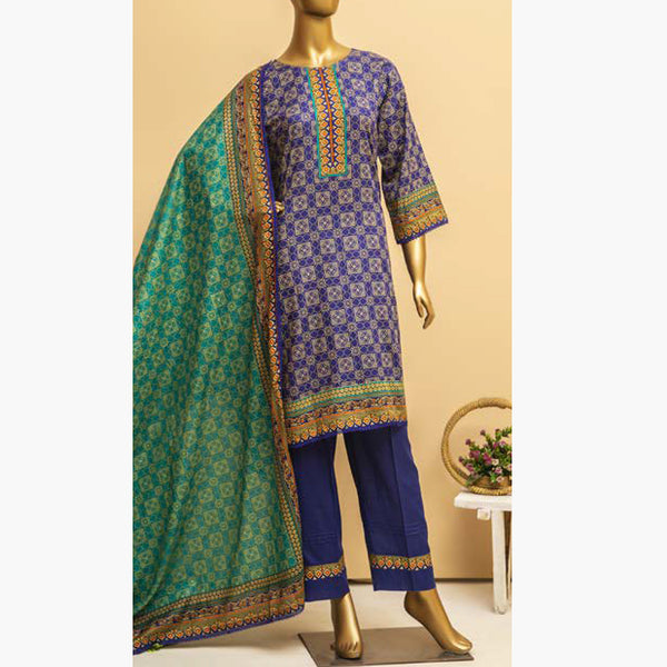 Imwaj Standard Printed Cotton Unstitched 3Pcs Suit - 5-A, Women, 3Pcs Shalwar Suit, Chase Value, Chase Value