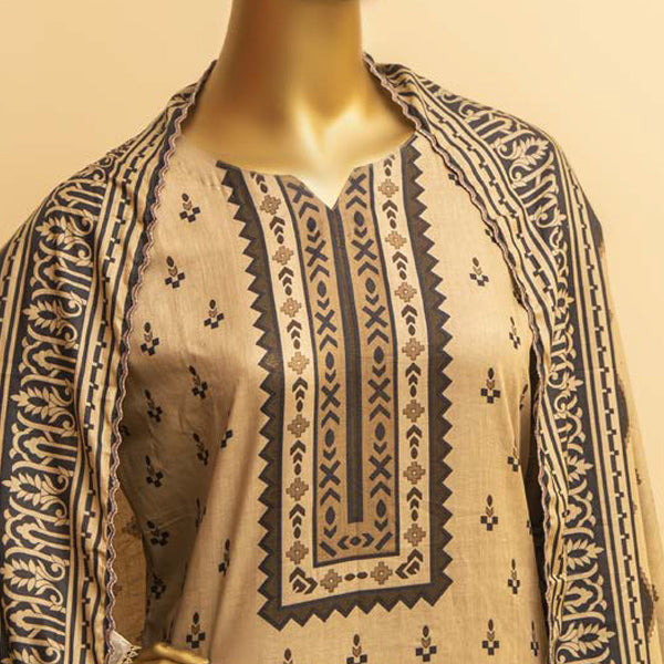 Imwaj Standard Printed Cotton Unstitched 3Pcs Suit - 9-B, Women, 3Pcs Shalwar Suit, Chase Value, Chase Value