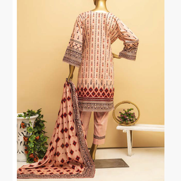 Imwaj Standard Printed Cotton Unstitched 3Pcs Suit - 9-A, Women, 3Pcs Shalwar Suit, Chase Value, Chase Value