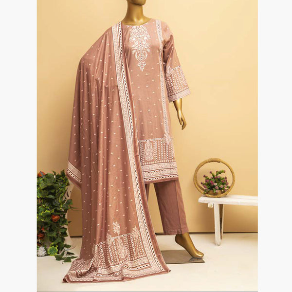 Imwaj Standard Printed Cotton Unstitched 3Pcs Suit - 2-B, Women, 3Pcs Shalwar Suit, Chase Value, Chase Value