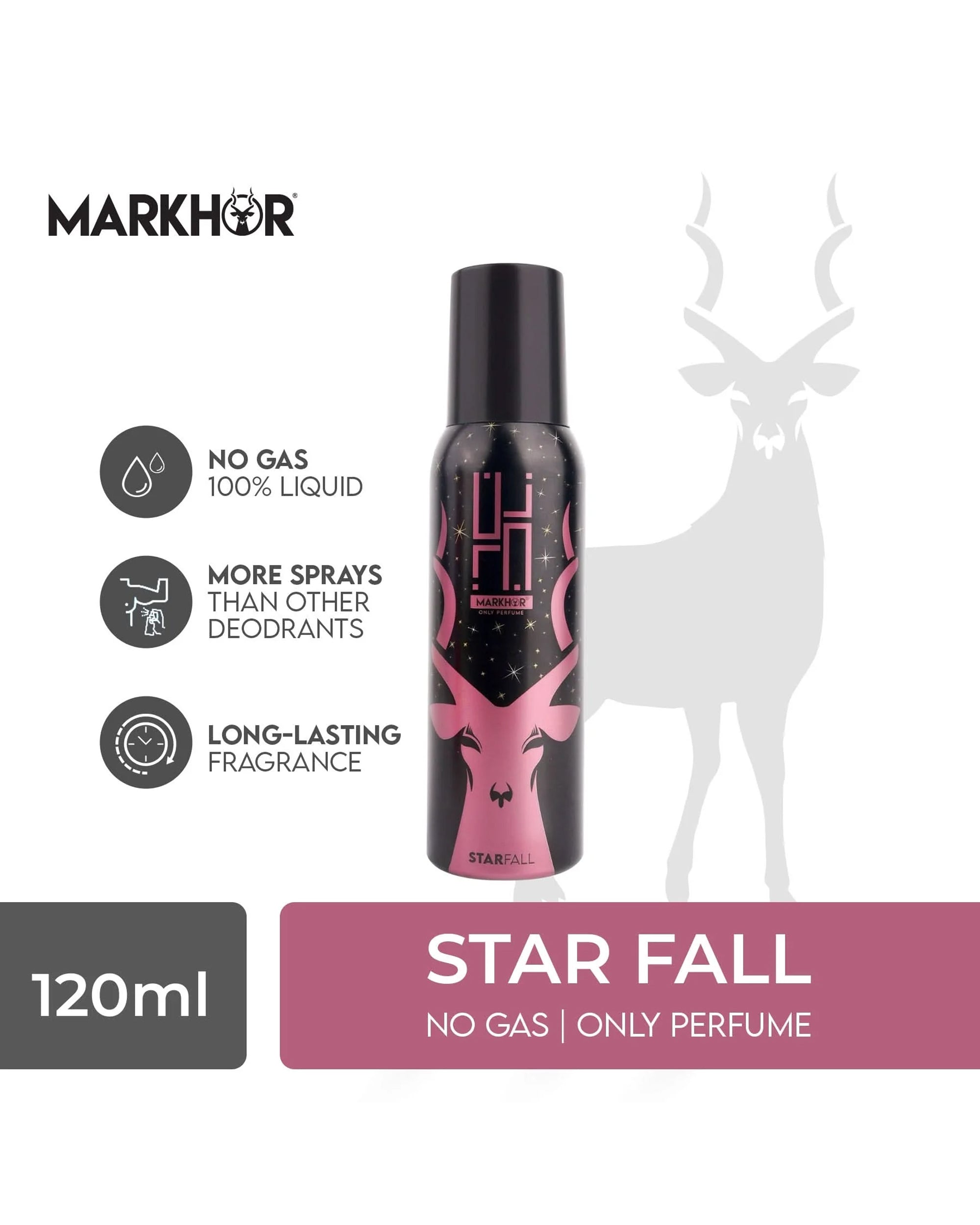 Markhor Body Spray Noir - 120ml