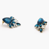 Women's Stud Earring - Steel Blue, Women Earrings & Tops, Chase Value, Chase Value