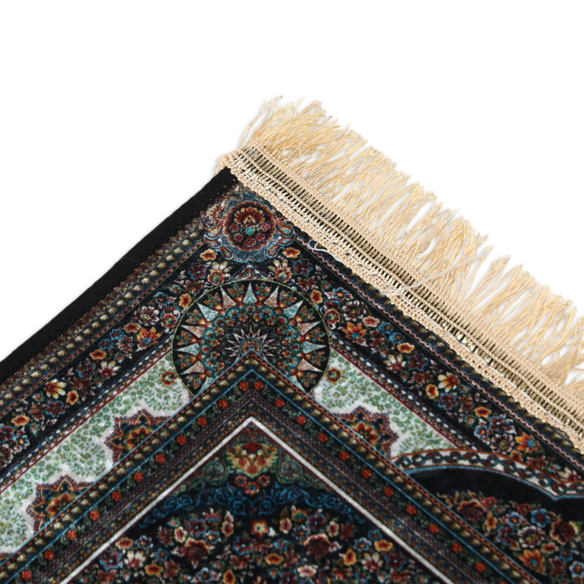 Kashan Persian Rug Medium - 50*68 - Steel Green, Mats, Chase Value, Chase Value