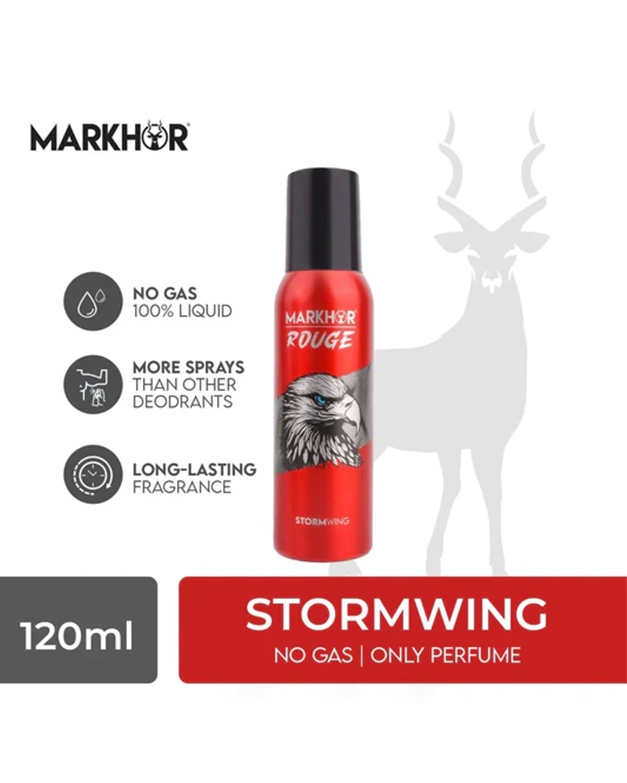 Markhor Body Spray Noir - 120ml