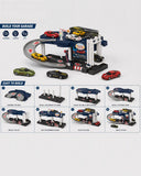 Die-Cast Parking Lot with Car
