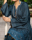 RA-Bin Hameed Tamin Viscose Fancy Embroidered Suit - 3 Pc