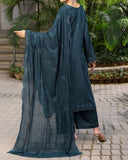 RA-Bin Hameed Tamin Viscose Fancy Embroidered Suit - 3 Pc