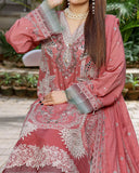 RA-Bin Hameed Tamin Viscose Fancy Embroidered Suit - 3 Pc