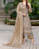 RA-Bin Hameed Tamin Viscose Fancy Embroidered Suit - 3 Pc