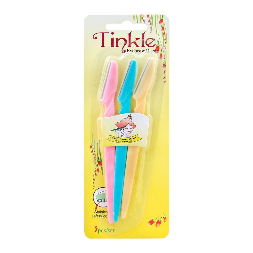 Tinkle Women Eyebrow Razor, 3 Pieces, Beauty Tools, Tinkle, Chase Value